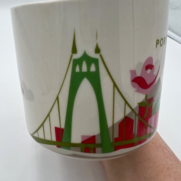 Starbucks 2013 You Are Here Collector's Series Mug Portland OR Mug Bridges Roses - Picture 4 of 9